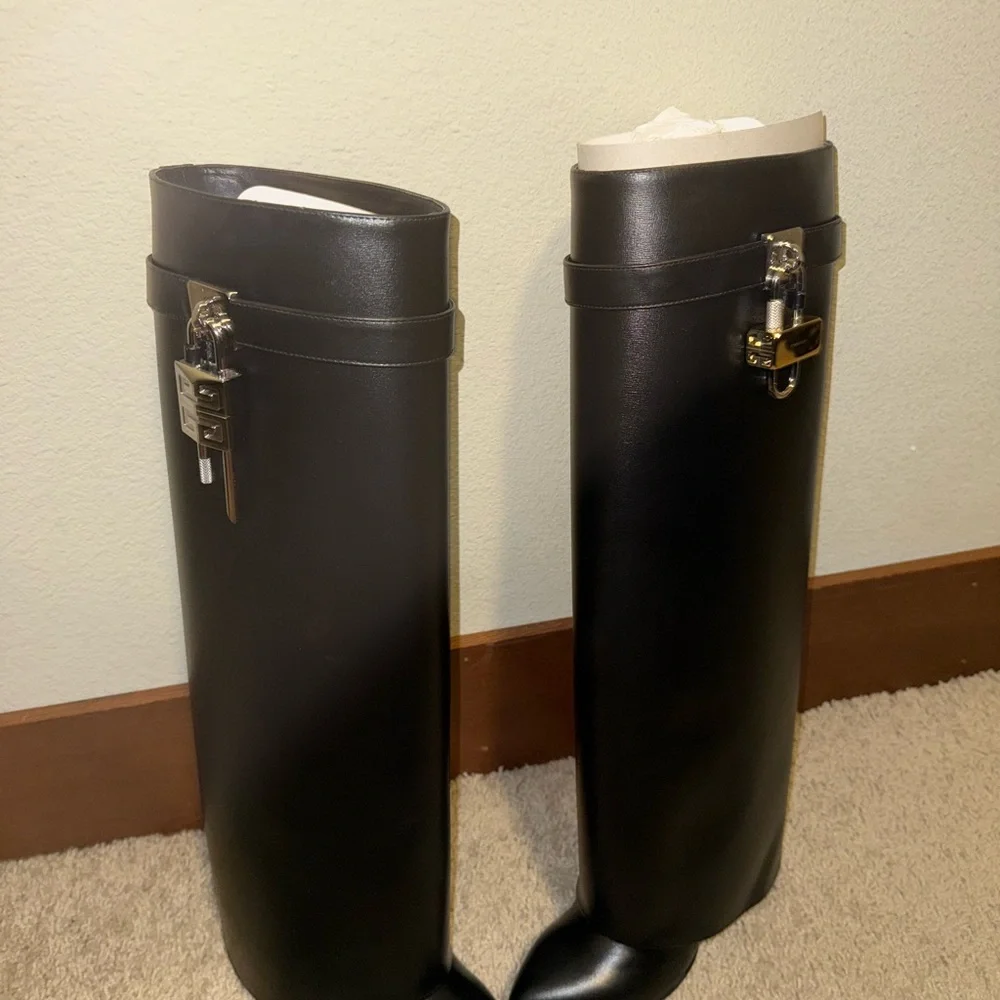 Givenchy Black Heeled Boots - Picture 4 of 6